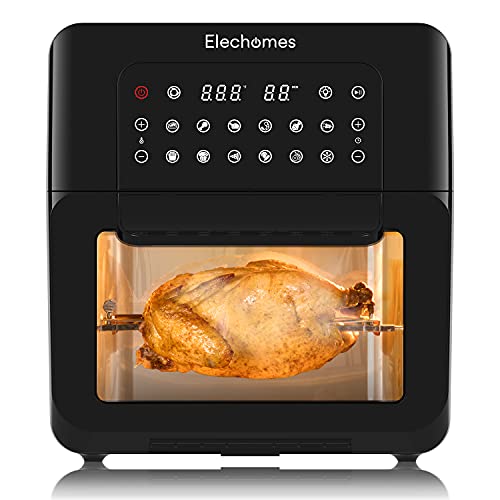 Air Fryer Oven, Elechomes XL 18.5 Quart Countertop Toaster Oven with Roast,...