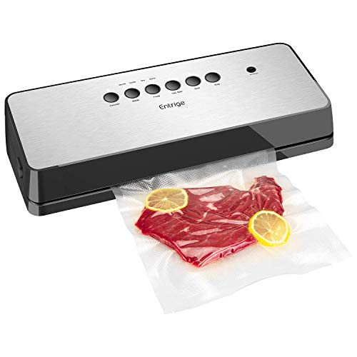 Vacuum Sealer Machine By Entrige, Automatic Food Sealer for Food...