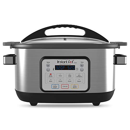 Instant Pot Aura 10-in-1 Multicooker Slow Cooker, 10 One-Touch Programs, 6...