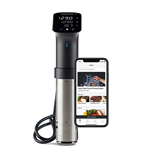 WONGKUO Sous Vide Precision Cooker 1000W WiFi Sous Vide Machine Thermal Immersion Circulator Low Temperature Slow Cooking with Smart APP