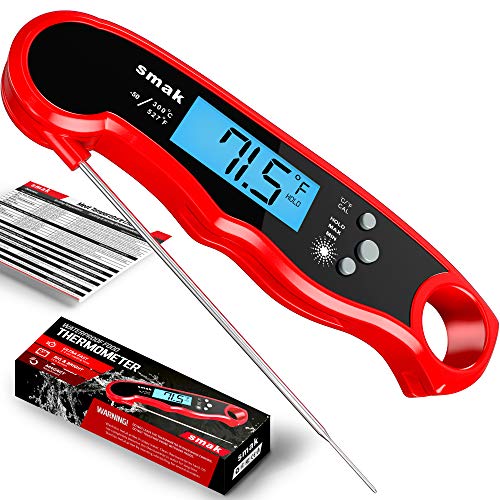 Digital Instant Read Meat Thermometer - Waterproof Kitchen Food Cooking...