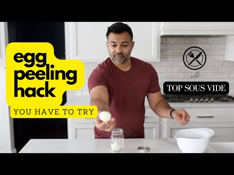 Egg Peeling Hack - A Life-Changing Tip