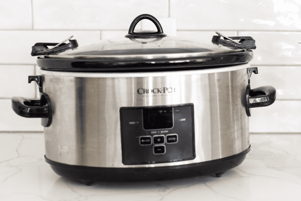 slow cooker up close