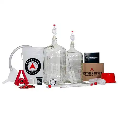 Northern Brewer Deluxe Homebrew Starter Kit, Equipment and 5 Gallon Recipe (Fresh Squished IPA)