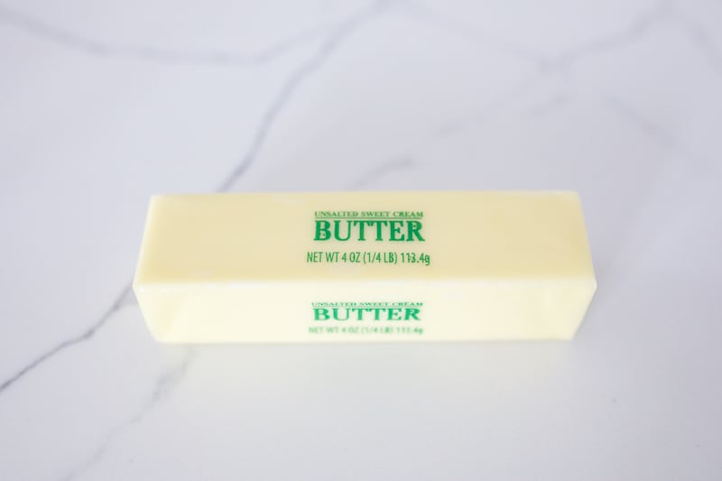 Stick of unsalted butter.
