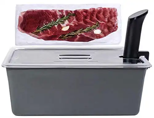 Väeske Large Sous Vide Container with Lid and Insulating Sleeve