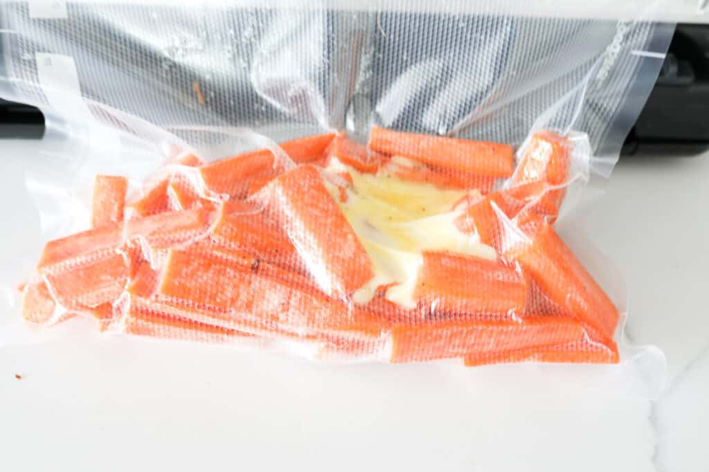 vacuum sealed carrots
